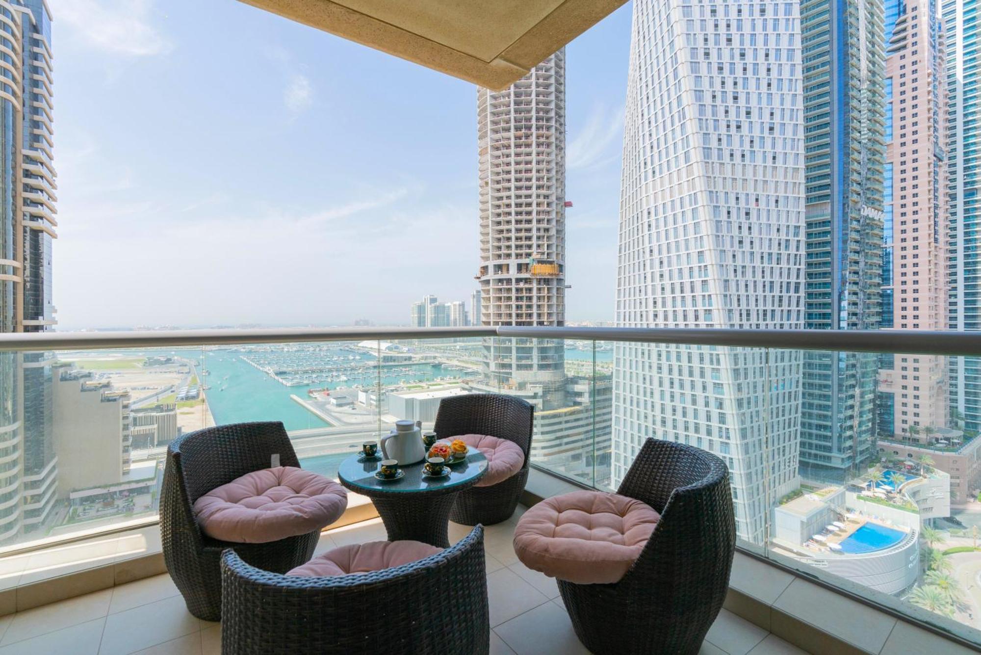Vacay Lettings -2 Bed Iris Blue Dubai Marina Apartment Exterior foto