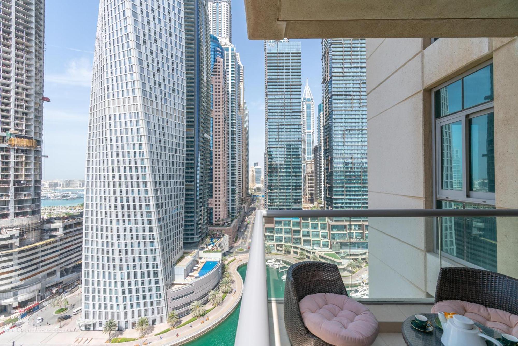 Vacay Lettings -2 Bed Iris Blue Dubai Marina Apartment Exterior foto